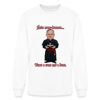 Cross And Dress - Men's Long Sleeve T-Shirt - white - Front
