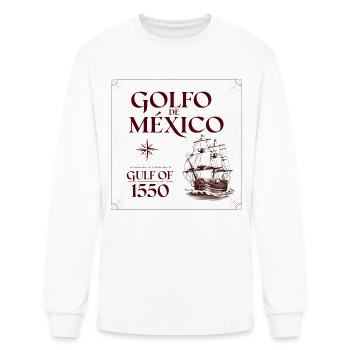 Golfo de México 1550 – Vintage Nautical Map - Men's Long Sleeve T-Shirt - white - Front