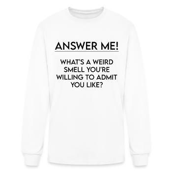Question mark, the best question mark - Men's Long Sleeve T-Shirt - white - Front