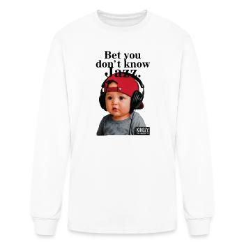 Felix_Bet_You_Don-t_Know_Jazz_Shirt - Men's Long Sleeve T-Shirt - white - Front