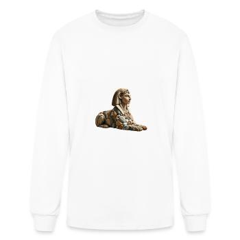 Sphinx of Pebbles - Men's Long Sleeve T-Shirt - white - Front
