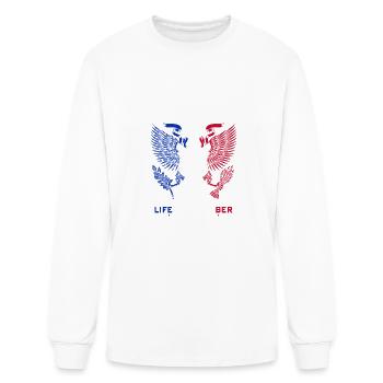 Pagan Name T Shirt - Pagan Eagle Lifetime Member G - Men's Long Sleeve T-Shirt - white - Front