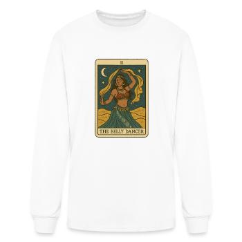 The Belly Dancer - Men's Long Sleeve T-Shirt - white - Front