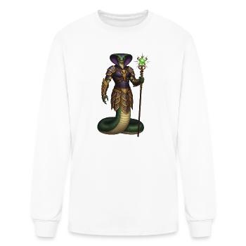 Serpent Sage Enchanted Robes - Men's Long Sleeve T-Shirt - white - Front