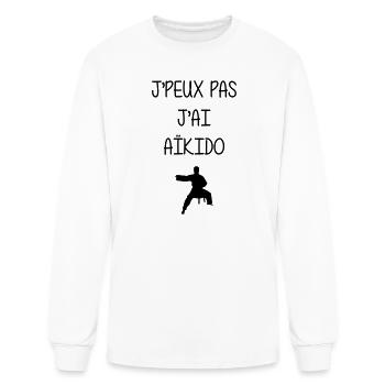 Aikido - Martial Art - Aikido - Men's Long Sleeve T-Shirt - white - Front