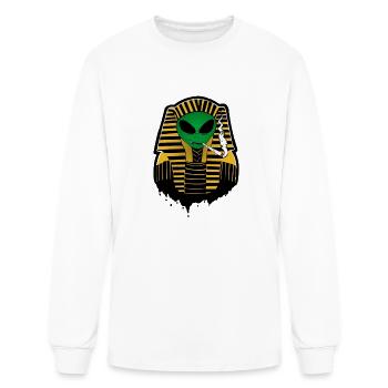 Alien Pharaoh - Men's Long Sleeve T-Shirt - white - Front