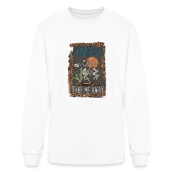 Cowboy take me away - Men's Long Sleeve T-Shirt - white - Front