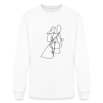 Imagination, doodle - Men's Long Sleeve T-Shirt - white - Front
