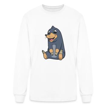 Kawaii Mole - Men's Long Sleeve T-Shirt - white - Front