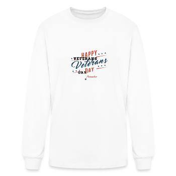 Veterans day 11November - Men's Long Sleeve T-Shirt - white - Front