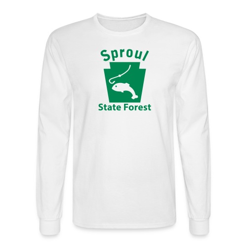 Sproul State Forest Fishing Keystone PA - Men's Long Sleeve T-Shirt