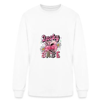 Lucky Babe - Men's Long Sleeve T-Shirt - white - Front