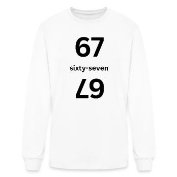 67 sixty-seven - Men's Long Sleeve T-Shirt - white - Front
