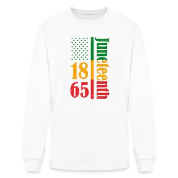 Renaissance du drapeau de Georgetown en 1865 - T-shirt à manches longues Homme - blanc - Devant