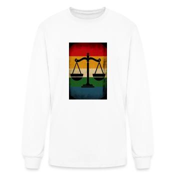 EQUALITY - Men's Long Sleeve T-Shirt - white - Front