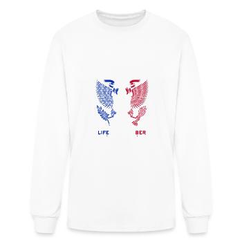 Anne Name T Shirt - Anne Eagle Lifetime Member Gif - Men's Long Sleeve T-Shirt - white - Front