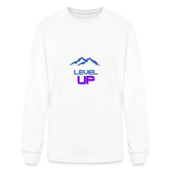 Level up - Men's Long Sleeve T-Shirt - white - Front