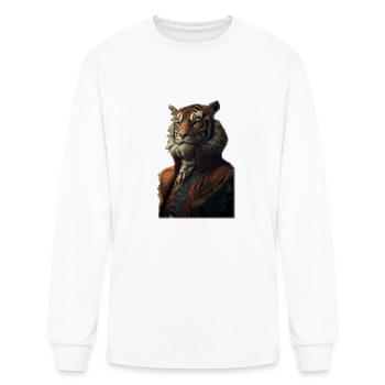 Tiger T-shirt - Men's Long Sleeve T-Shirt - white - Front