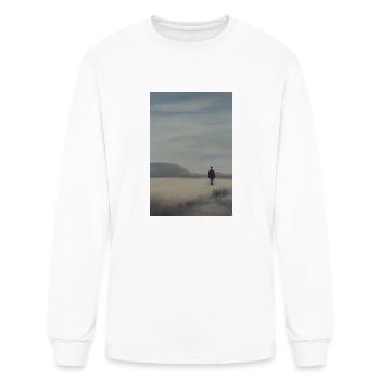 Lonely - Sadness - Depression - Alone - Men's Long Sleeve T-Shirt - white - Front