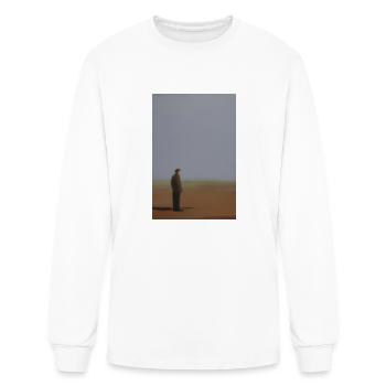 Lonely - Sadness - Depression - Alone - Men's Long Sleeve T-Shirt - white - Front