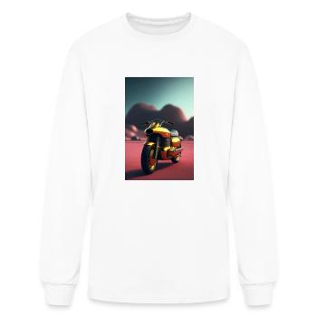 Designed by teenage engineering simon stalenhag - Men's Long Sleeve T-Shirt - white - Front