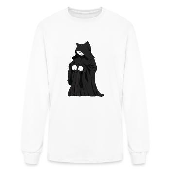 Cat Emperor - Men's Long Sleeve T-Shirt - white - Front