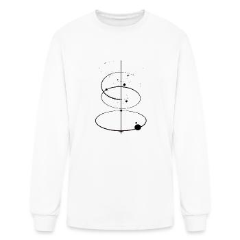 star map 4 - Men's Long Sleeve T-Shirt - white - Front