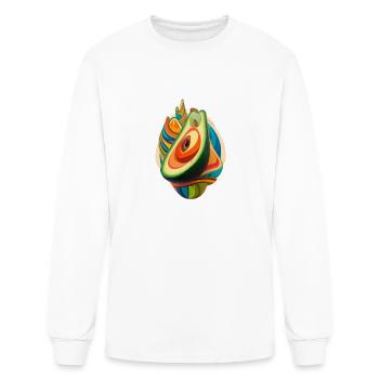 Avocado Vibes For Vegan Lovers. - Men's Long Sleeve T-Shirt - white - Front
