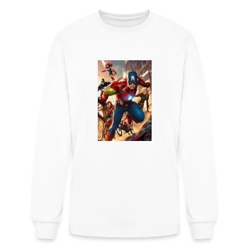 Gravity - Men's Long Sleeve T-Shirt - white - Front