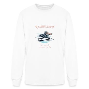 Amazing Flying Dodo flightless Legend - Men's Long Sleeve T-Shirt - white - Front