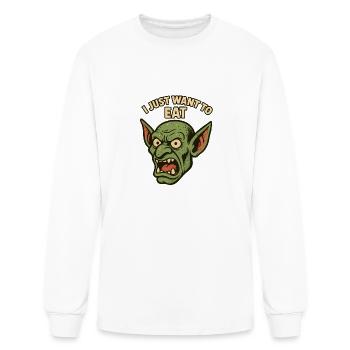 Stickers Goblin - Men's Long Sleeve T-Shirt - white - Front
