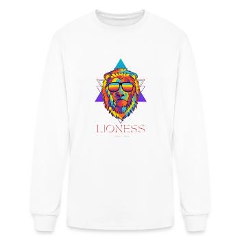 🦁 Roar in Color Tee - Men's Long Sleeve T-Shirt - white - Front