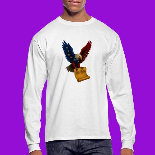 Bill of Rights Bald Eagle - Men's Long Sleeve T-Shirt