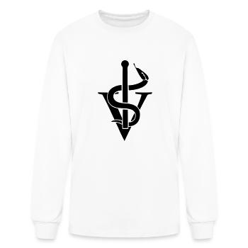 Caduceus veterinarian - Men's Long Sleeve T-Shirt - white - Front