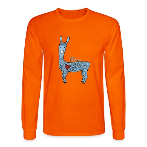 Cute llama - Men's Long Sleeve T-Shirt