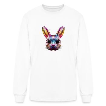 Altered Alley Rave Rabbit - Men's Long Sleeve T-Shirt - white - Front