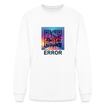 ERROR - Men's Long Sleeve T-Shirt - white - Front