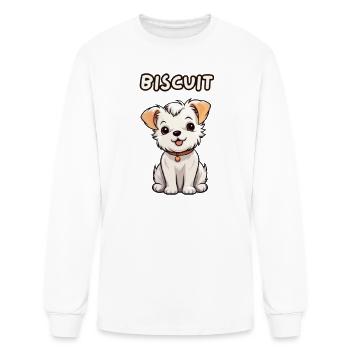 Pet Lover Cute Funny Pet Lover Gift for Dog & Cat - Men's Long Sleeve T-Shirt - white - Front