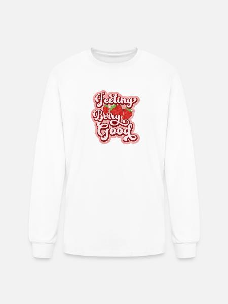Feeling berry good - Men's Long Sleeve T-Shirt - white