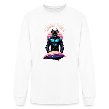 Galaxy Rider - Men's Long Sleeve T-Shirt - white - Front