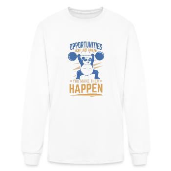 motivation - T-shirt à manches longues Homme - blanc - Devant