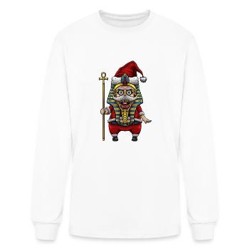 Monster santa claus ( pharaoh ) - Men's Long Sleeve T-Shirt - white - Front