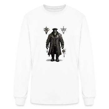 Character Sheet - Men's Long Sleeve T-Shirt - white - Front