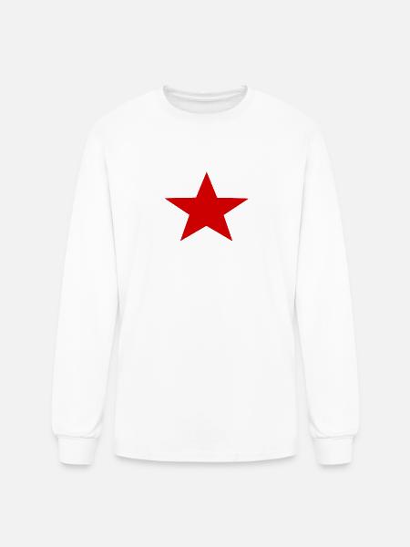 Red Star Army - Men's Long Sleeve T-Shirt - white