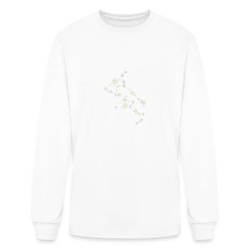 Celestial star constellation - Men's Long Sleeve T-Shirt - white - Front