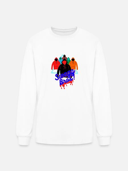 swag bros - Men's Long Sleeve T-Shirt - white
