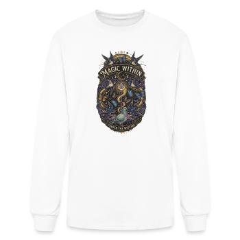Magic Within: Celestial Birds - Men's Long Sleeve T-Shirt - white - Front