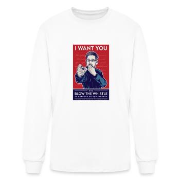 Blow The Whistle - Men's Long Sleeve T-Shirt - white - Front