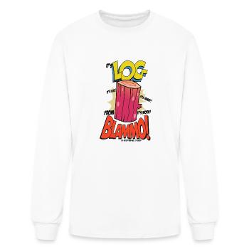 Funny T ShirtIt s LOG T Shirt by small alley - Men's Long Sleeve T-Shirt - white - Front