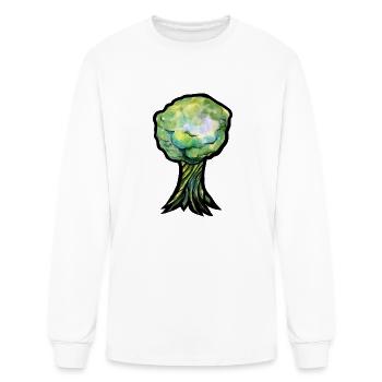 Tree - Men's Long Sleeve T-Shirt - white - Front